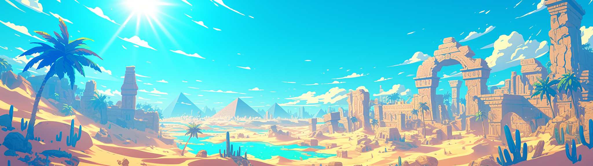 Desert Kingdom Concept Art